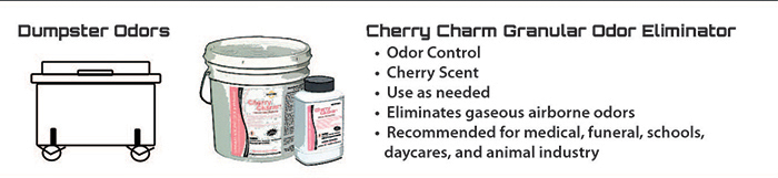 Cherry Charm Granular Odor Eliminator - Dumpster Odors